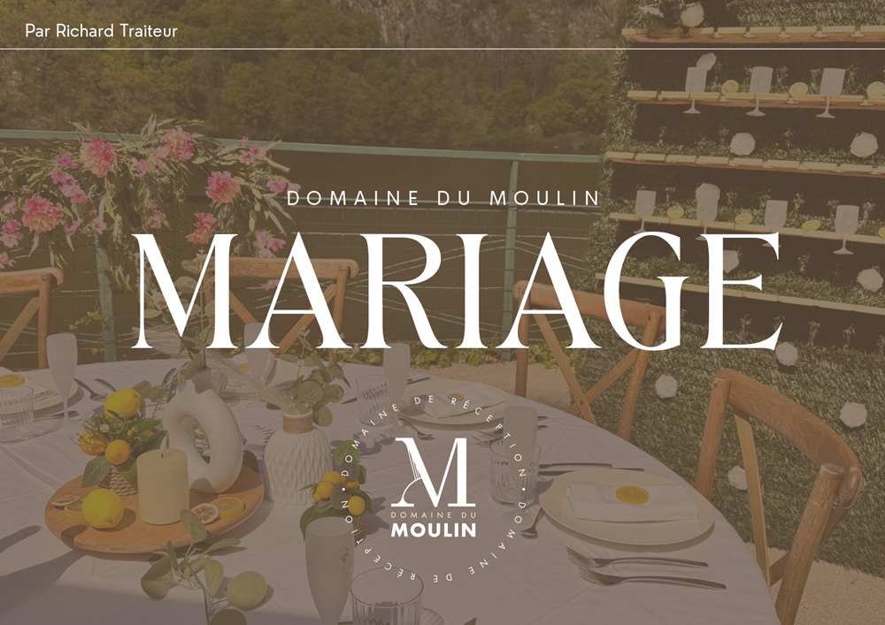 Brochure Mariage, Domaine du Moulin, 2025-2026
