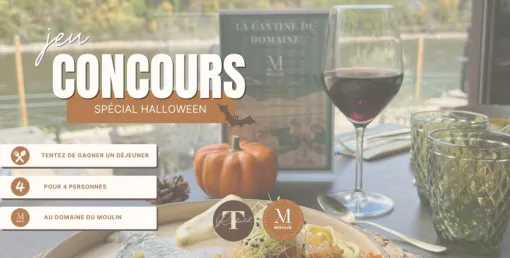 Jeu-concours spécial Halloween avec Richard Traiteur & le Domaine du Moulin !, Saint-Étienne, Domaine du Moulin