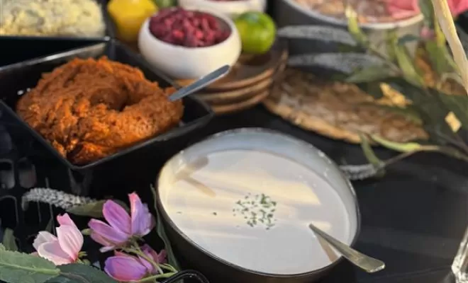 LE BUFFET DE LA CANTINE DU DOMAINE 